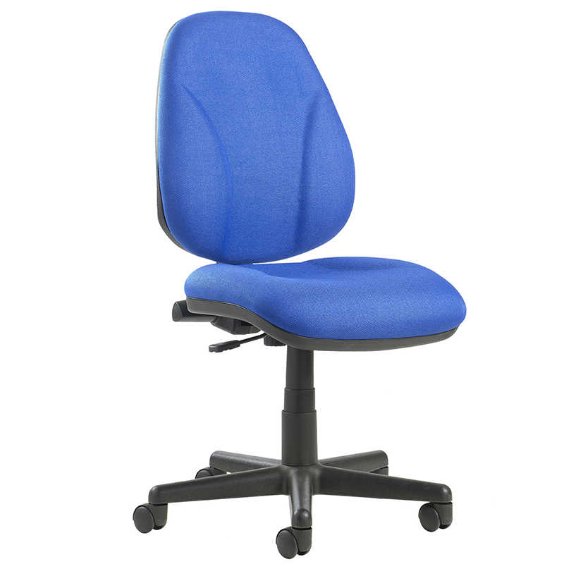 Bilbao Task Chair – Fabric Upholstery, Lumbar Support, No Arms