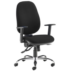 Jota Ergo 24hr Operator Chair – Asynchro Ergonomic Design + Adjustable Arms