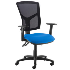 Senza High Mesh Back Operator Chair – Adjustable Arms Ergonomic Office Chair