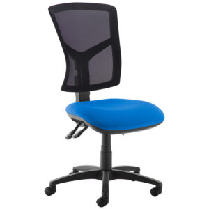 Senza High Mesh Back Operator Chair – Armless Ergonomic Office Seat