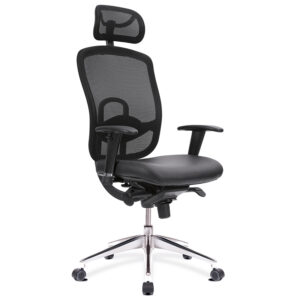 Liberty High Back Mesh Executive Armchair with Adjustable Headrest