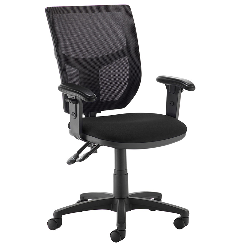 Altino 2 Lever High Mesh Back Mesh Operator Chair with Adjustable Arms