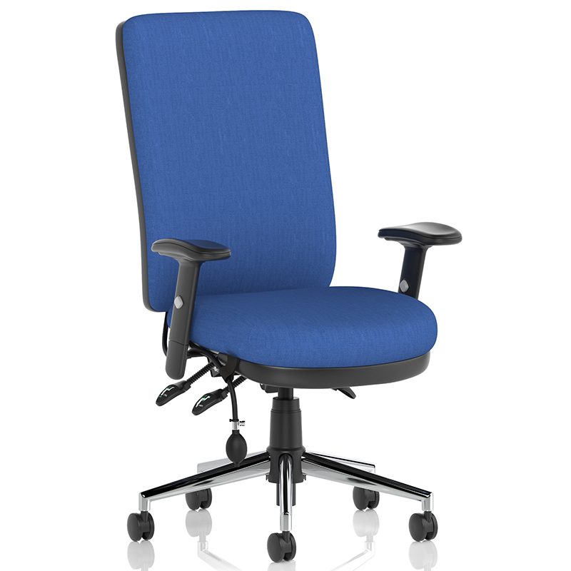 Chiro High Back Operators Chair with Adjustable Arms - 24 Hour Use