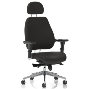 Chiro Plus Ultimate Ergonomic High-Back Chair with Adjustable Arms & Headrest