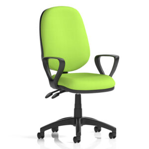 Eclipse Plus II Ergonomic Operator Chair – Bespoke Upholstery with Loop Arms