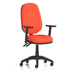 Eclipse Plus II Lever Task Operator Chair Bespoke With Height Adjustable Arms