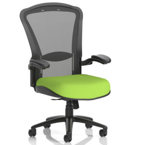 Houston Heavy Duty Black Mesh Back Task Operator Chair With Bespoke Seat