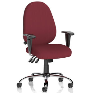 Lisbon Ergonomic Task Chair – Custom Fabric Colours with Height Adjustable Arms
