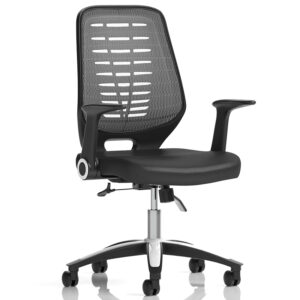 Relay Airmesh Operator Chair – Leather Seat with Choice of 2 Mesh Back Styles