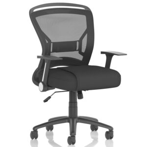 Zeus Medium Mesh Back Operator Chair – Folding Arms