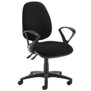 Jota XL Fabric Back Operator Chair with Fixed Arms