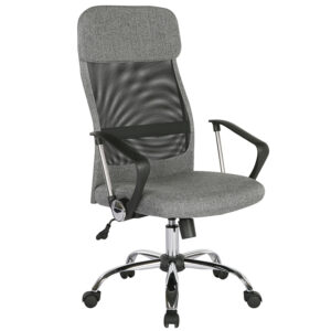 Chord Grey Mesh Back Operator Chair with Fixed Arms