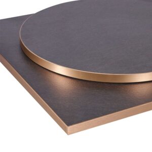 Nobis Furniture - 25mm Cupria Slate Bronze ABS Edge Laminate Table Tops - Stocked Sizes