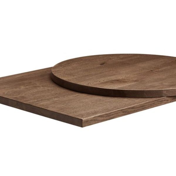 Nobis Furniture - 32mm Rustic Solid Oak Table Tops - Smoked