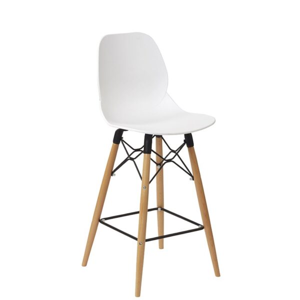 Nobis Furniture - Shoreditch Bar Stool - Natural Frame 695mm Seat Height