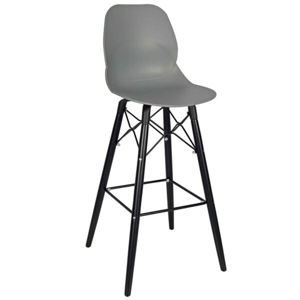 Nobis Furniture - Shoreditch Bar Stool – Black Frame 760mm Seat Height