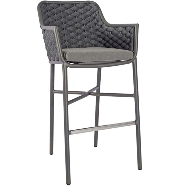 Nobis Furniture - Adela Grey Outdoor Stacking High Stool