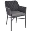 Nobis Furniture - Adela Grey Stacking Outdoor Arm Chair