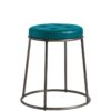 Nobis Furniture - Alfie Stackable Low Stool with Vintage Brown Seat Pad