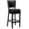 Nobis Furniture - Alto FB Black Frame Fully Upholstered Bar Stool