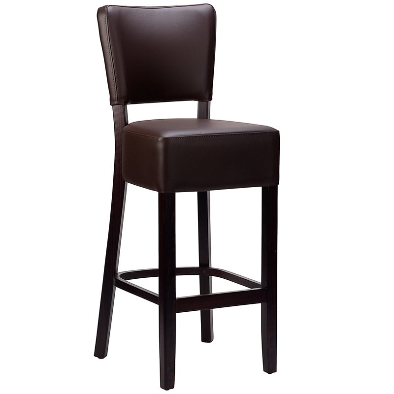 Nobis Furniture - Alto FB Wenge Frame Fully Upholstered Bar Stool
