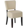 Nobis Furniture - Alto FB Wenge Frame Fully Upholstered Dining Chair - Faux Leather