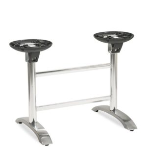 Nobis Furniture - Aluminium Flip Top Twin Table Base - Dining