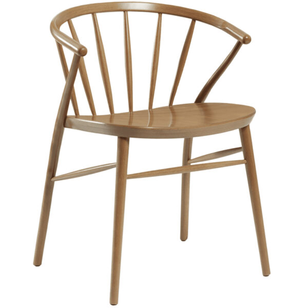 Nobis Furniture - Astrid Scandi Style Spindle Back Arm Chair