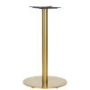 Nobis Furniture - Auric Large Round Brass Table Base - Various Heights
