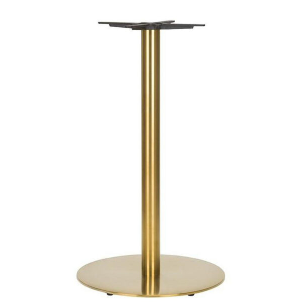 Nobis Furniture - Auric Large Round Brass Table Base - Various Heights