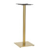Nobis Furniture - Auric Small Square Brass Table Base - Various Heights