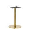 Nobis Furniture - Auric Small Round Brass Table Base - Various Heights