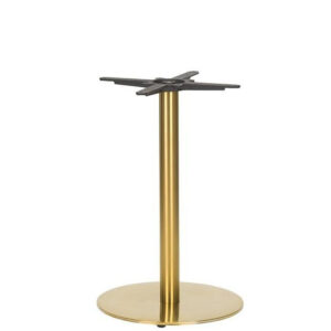Nobis Furniture - Auric Small Round Brass Table Base - Various Heights