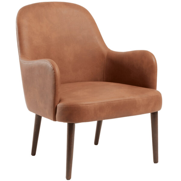 Nobis Furniture - Aztec Faux Leather Lounge Arm Chair