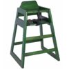 Nobis Furniture - Bambino Wooden Stackable Baby High Chair Green
