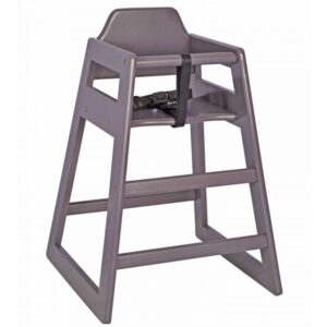 Nobis Furniture - Bambino Wooden Stackable Baby High Chair Grey
