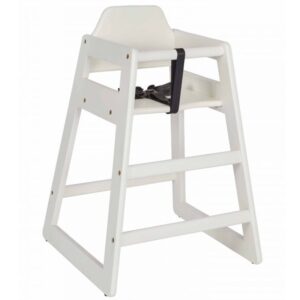 Nobis Furniture - Bambino Wooden Stackable Baby High Chair White