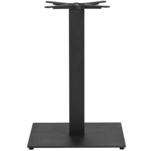 Nobis Furniture - Black Boston Sleek Large Square Table Base - Dining Height