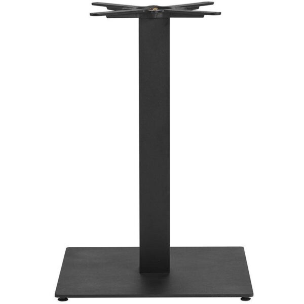 Nobis Furniture - Black Boston Sleek Large Square Table Base - Dining Height