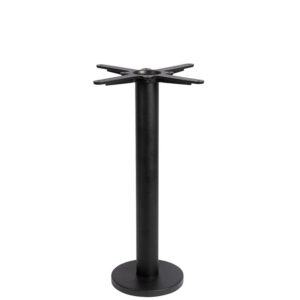 Nobis Furniture - Black Floor Fix Bolt Down Table Base - Dining Height