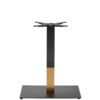 Nobis Furniture - Black and Gold Boston Sleek Rectangular Table Base