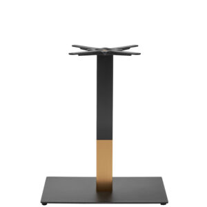 Nobis Furniture - Black and Gold Boston Sleek Rectangular Table Base