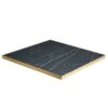 Nobis Furniture - 25mm Premium Black Pietra Laminate Table Tops with Gold Effect Edging
