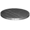 Nobis Furniture - 25mm Premium Black Pietra Laminate Table Tops with Silver Effect Edging