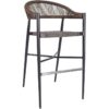 Nobis Furniture - Bronze Wicker Weave Outdoor High Stool