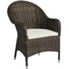Nobis Furniture - Brown Weave Clova High Back Arm Chair