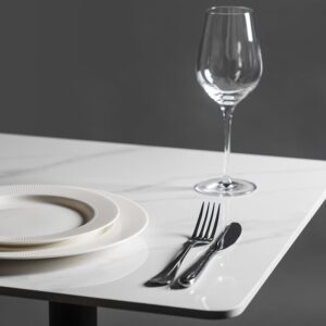 Nobis Furniture - Table Tops - Elegant Calacatta Marble High Gloss Ceramic Table Tops - 600mm Square