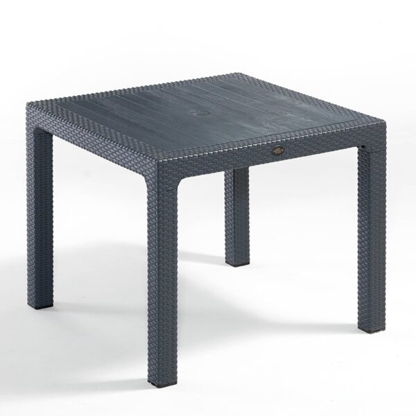 Nobis Furniture - Next Day Canterbury Outdoor Rattan Effect Complete Table - 900mm Square