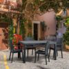 Nobis Furniture - NEXT DAY Canterbury Large Outdoor Dining Set - 6 Seater Side Chair Set