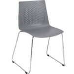 Nobis Furniture - Carve Skid Frame Side Chair - Choose Your Colour